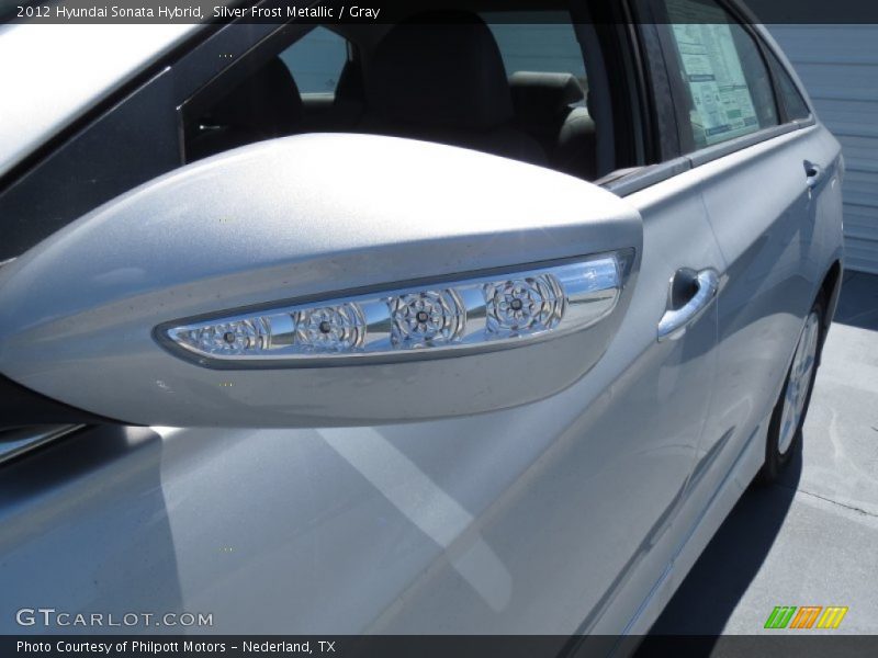 Silver Frost Metallic / Gray 2012 Hyundai Sonata Hybrid