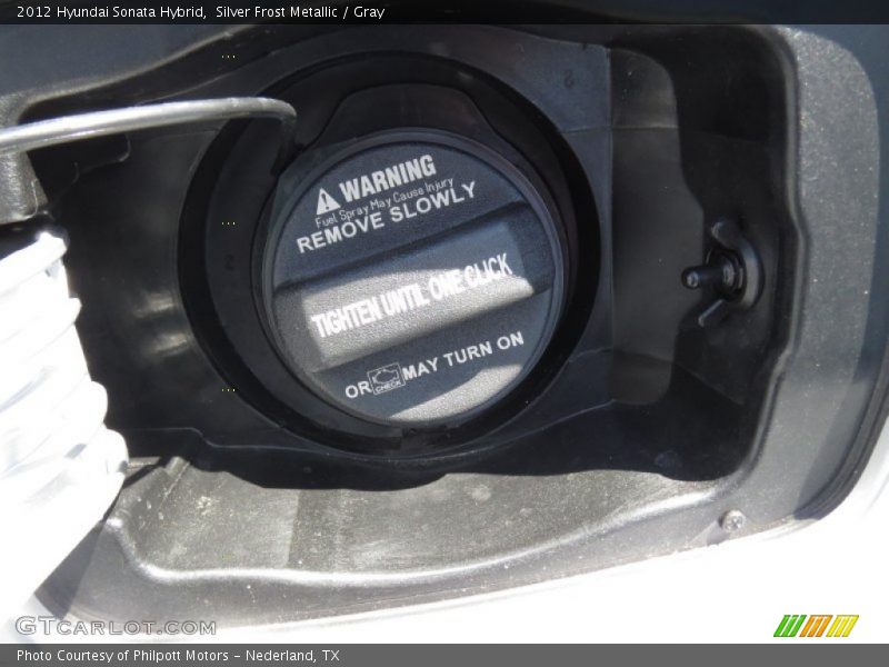 Silver Frost Metallic / Gray 2012 Hyundai Sonata Hybrid