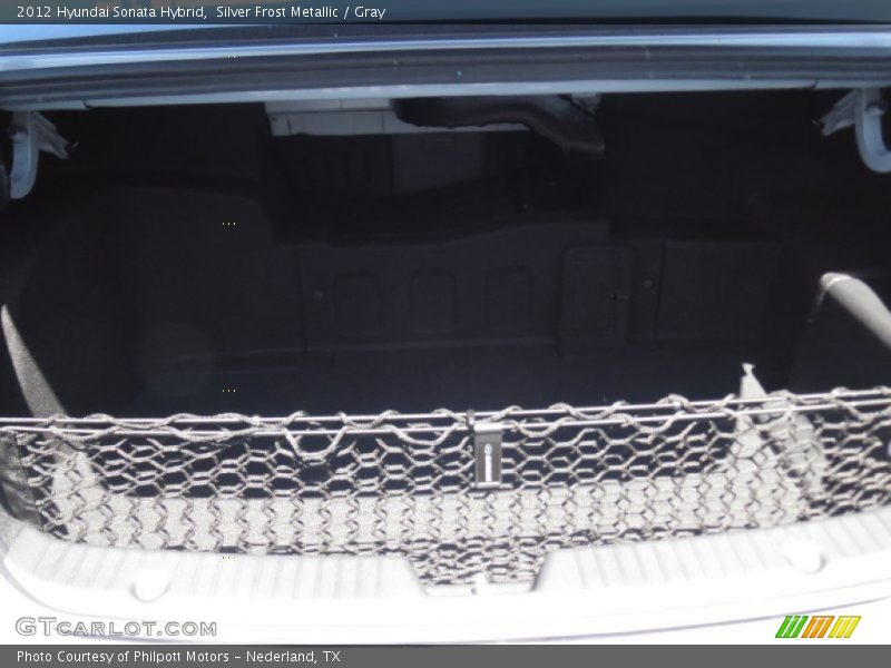 Silver Frost Metallic / Gray 2012 Hyundai Sonata Hybrid