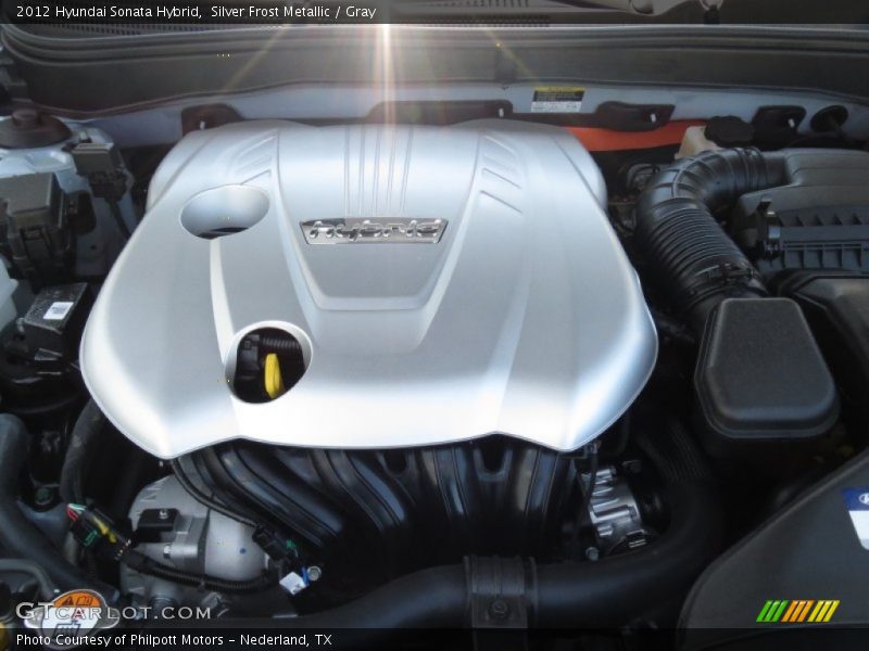 Silver Frost Metallic / Gray 2012 Hyundai Sonata Hybrid