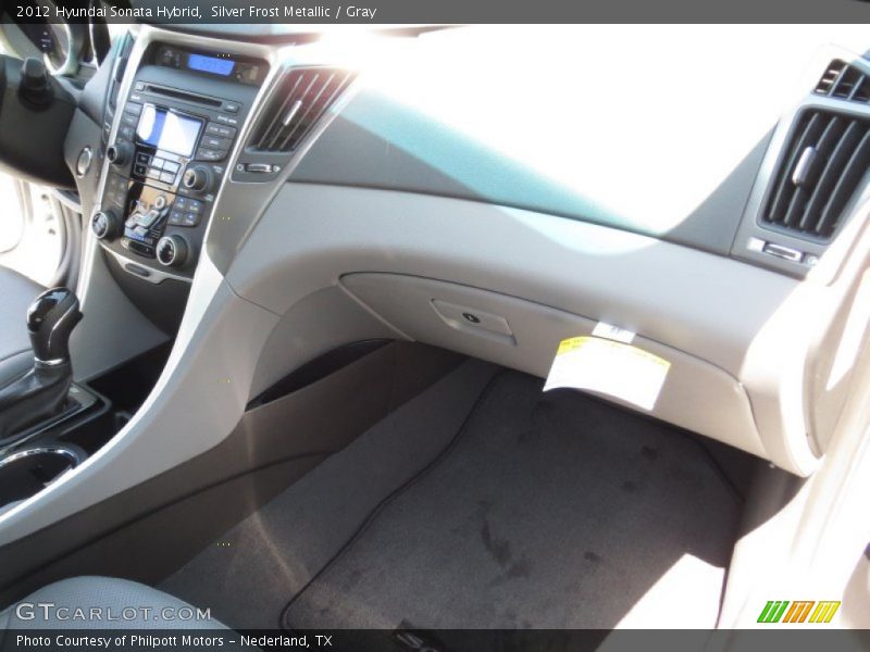 Silver Frost Metallic / Gray 2012 Hyundai Sonata Hybrid