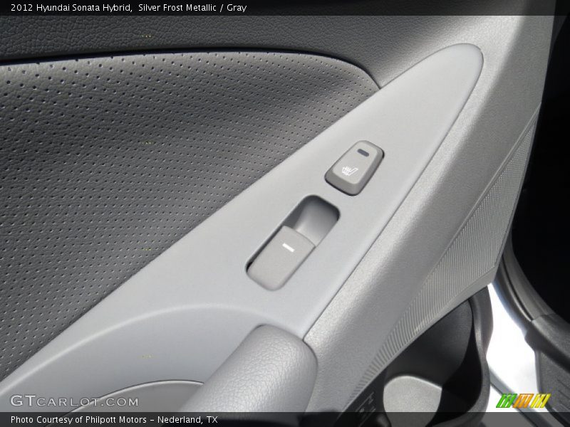 Silver Frost Metallic / Gray 2012 Hyundai Sonata Hybrid