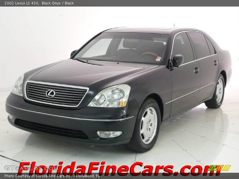 Black Onyx / Black 2002 Lexus LS 430