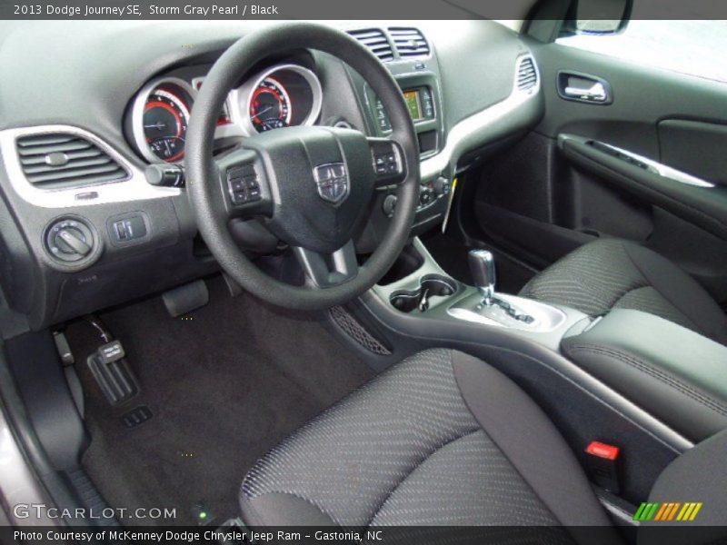 Black Interior - 2013 Journey SE 