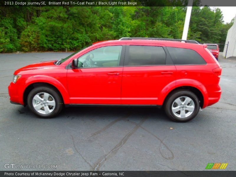  2013 Journey SE Brilliant Red Tri-Coat Pearl