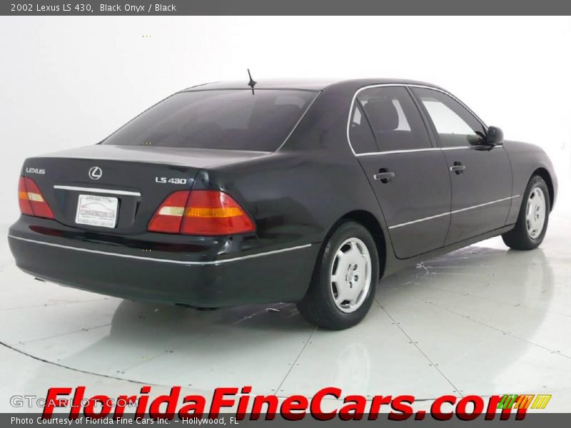 Black Onyx / Black 2002 Lexus LS 430