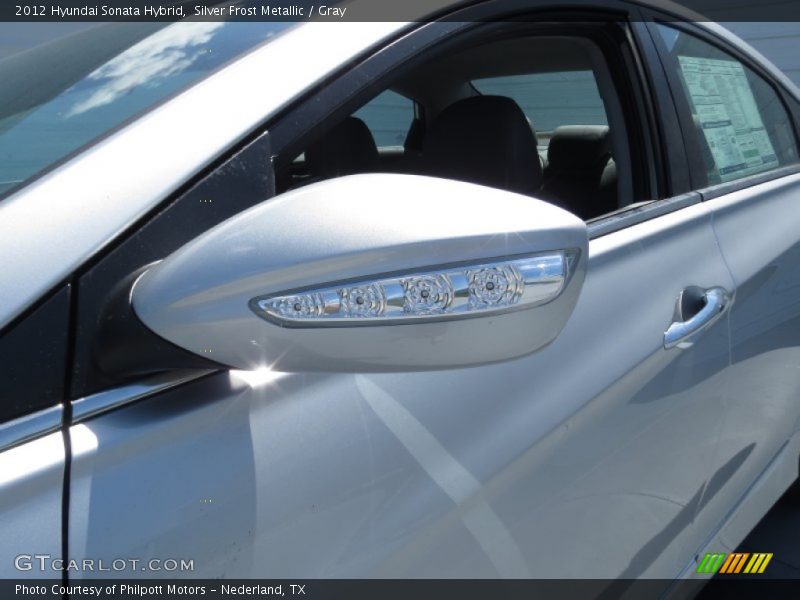 Silver Frost Metallic / Gray 2012 Hyundai Sonata Hybrid