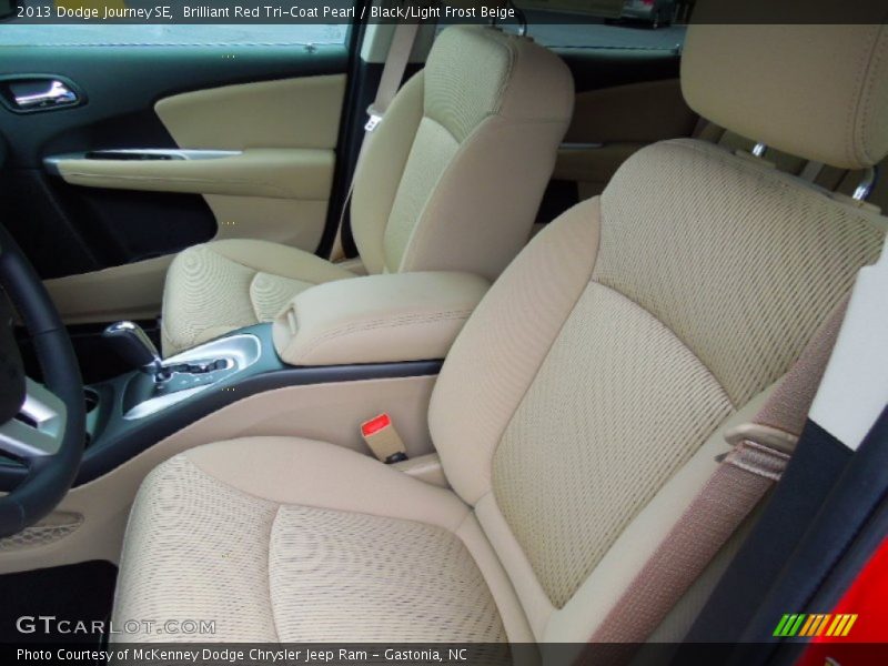 Front Seat of 2013 Journey SE