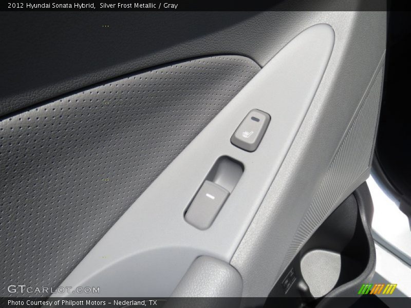 Silver Frost Metallic / Gray 2012 Hyundai Sonata Hybrid