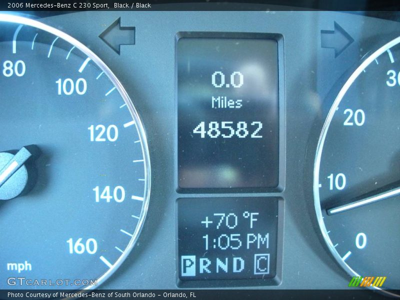 Black / Black 2006 Mercedes-Benz C 230 Sport