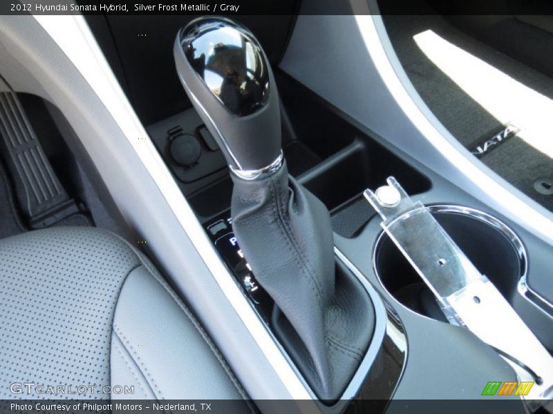 Silver Frost Metallic / Gray 2012 Hyundai Sonata Hybrid