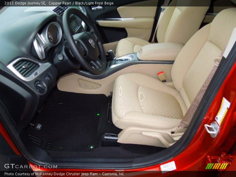 Front Seat of 2013 Journey SE