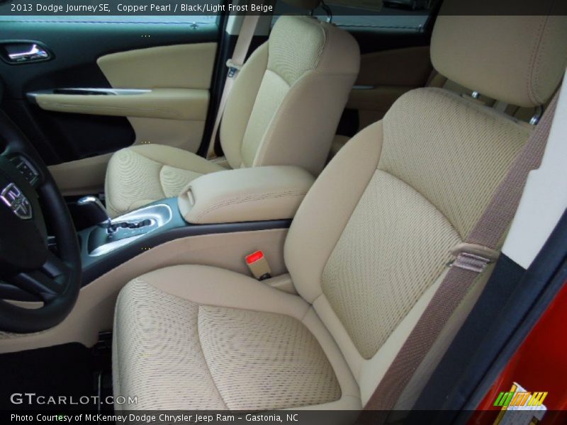 Front Seat of 2013 Journey SE