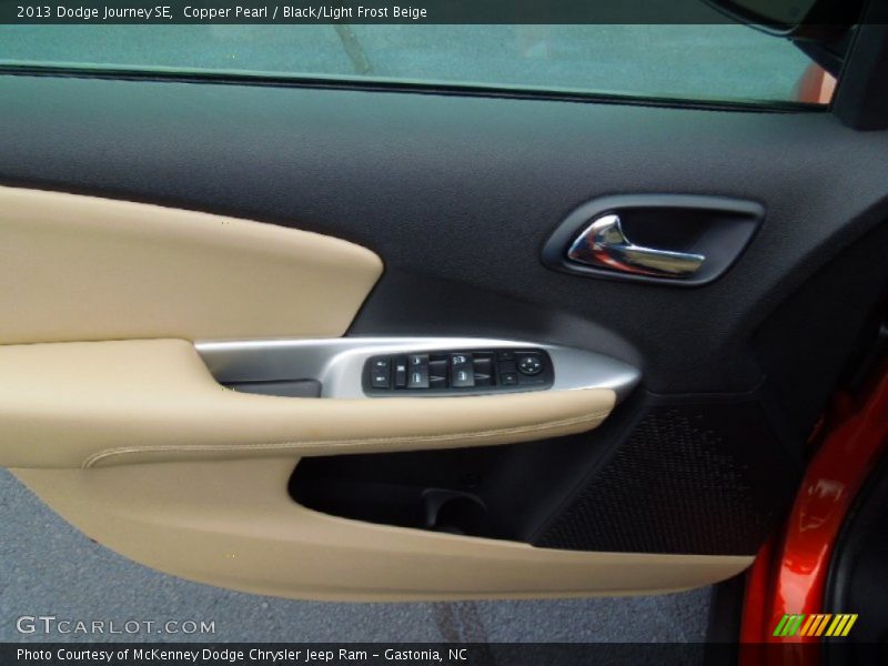 Copper Pearl / Black/Light Frost Beige 2013 Dodge Journey SE