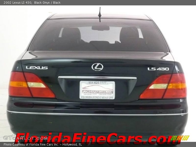 Black Onyx / Black 2002 Lexus LS 430