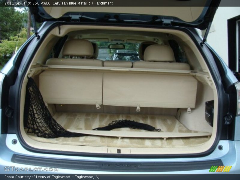 Cerulean Blue Metallic / Parchment 2011 Lexus RX 350 AWD