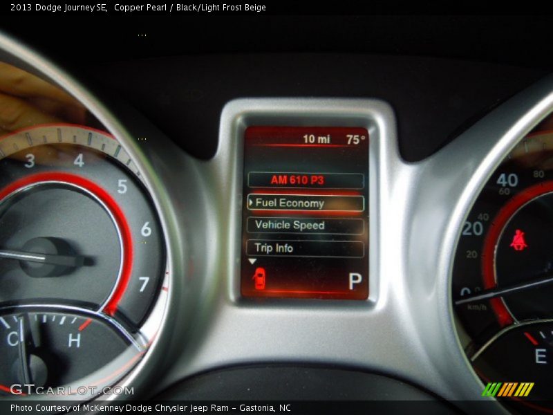 Copper Pearl / Black/Light Frost Beige 2013 Dodge Journey SE