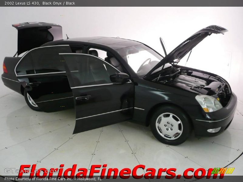 Black Onyx / Black 2002 Lexus LS 430