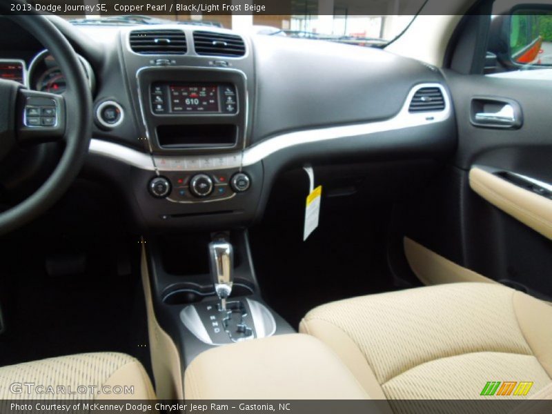 Copper Pearl / Black/Light Frost Beige 2013 Dodge Journey SE