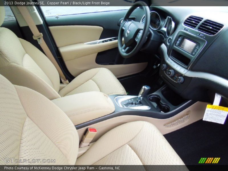 Copper Pearl / Black/Light Frost Beige 2013 Dodge Journey SE