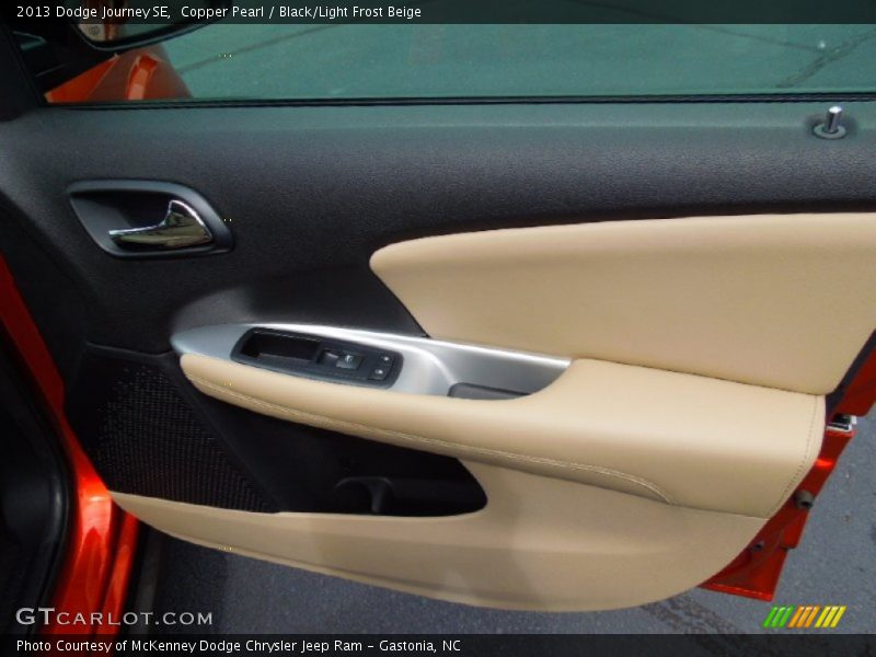Copper Pearl / Black/Light Frost Beige 2013 Dodge Journey SE