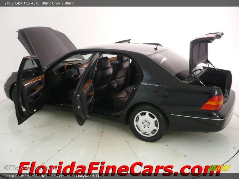 Black Onyx / Black 2002 Lexus LS 430