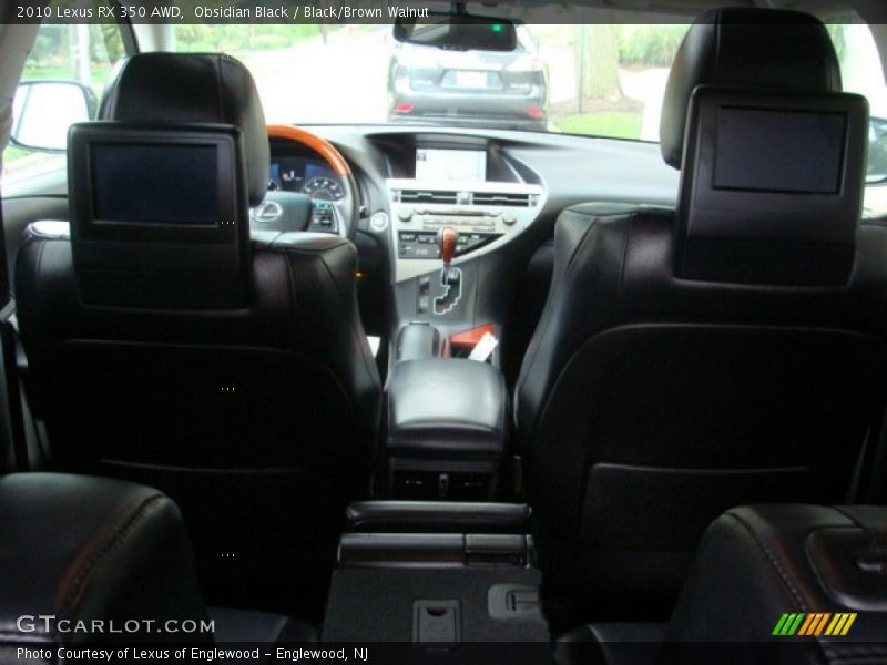 Obsidian Black / Black/Brown Walnut 2010 Lexus RX 350 AWD