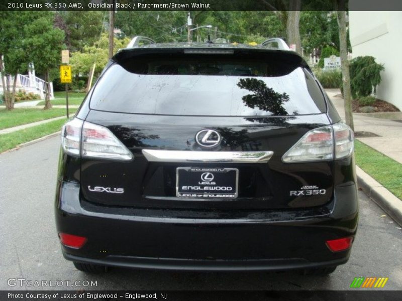 Obsidian Black / Parchment/Brown Walnut 2010 Lexus RX 350 AWD