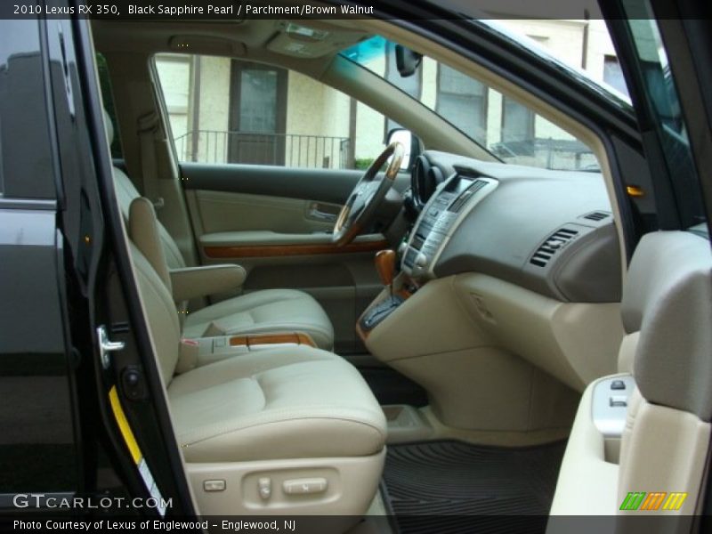 Black Sapphire Pearl / Parchment/Brown Walnut 2010 Lexus RX 350