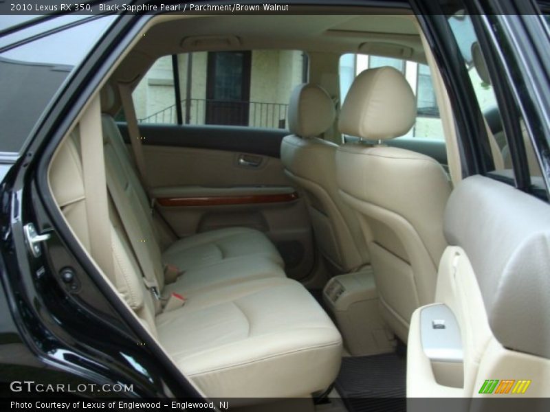 Black Sapphire Pearl / Parchment/Brown Walnut 2010 Lexus RX 350