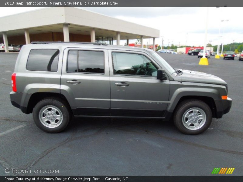 Mineral Gray Metallic / Dark Slate Gray 2013 Jeep Patriot Sport