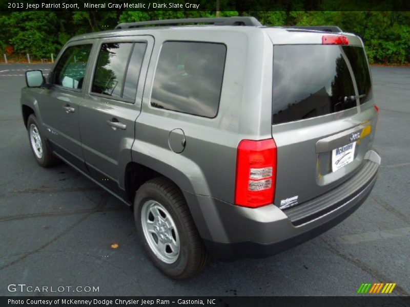 Mineral Gray Metallic / Dark Slate Gray 2013 Jeep Patriot Sport