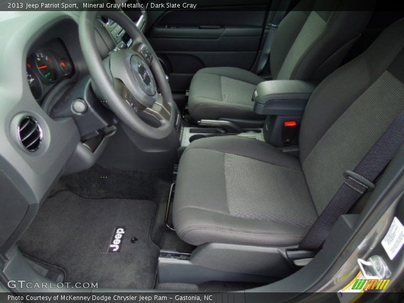 Mineral Gray Metallic / Dark Slate Gray 2013 Jeep Patriot Sport