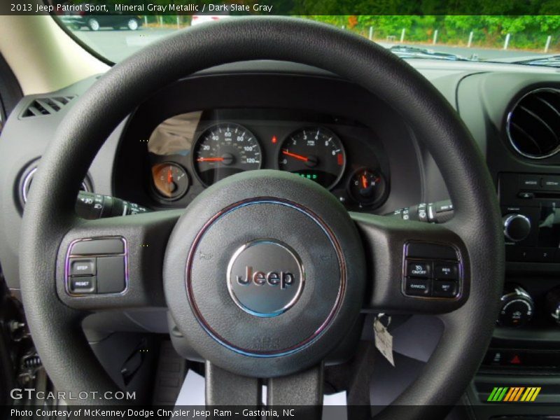 Mineral Gray Metallic / Dark Slate Gray 2013 Jeep Patriot Sport