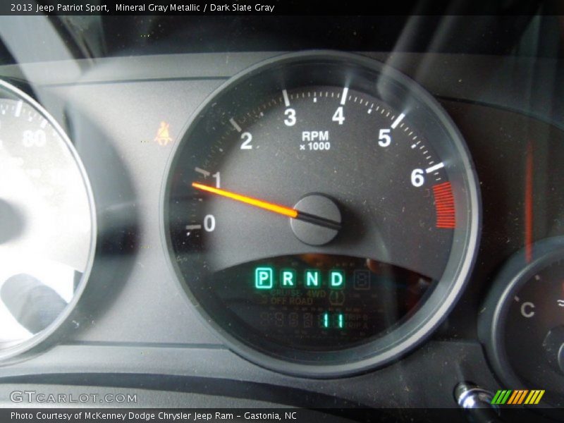 Mineral Gray Metallic / Dark Slate Gray 2013 Jeep Patriot Sport