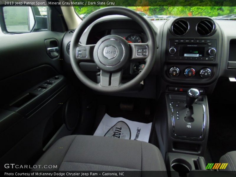 Mineral Gray Metallic / Dark Slate Gray 2013 Jeep Patriot Sport