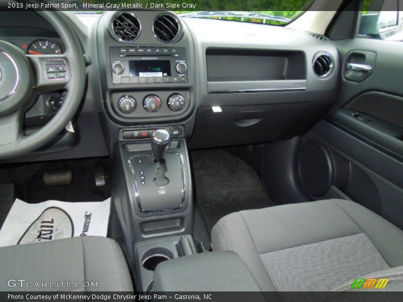 Mineral Gray Metallic / Dark Slate Gray 2013 Jeep Patriot Sport
