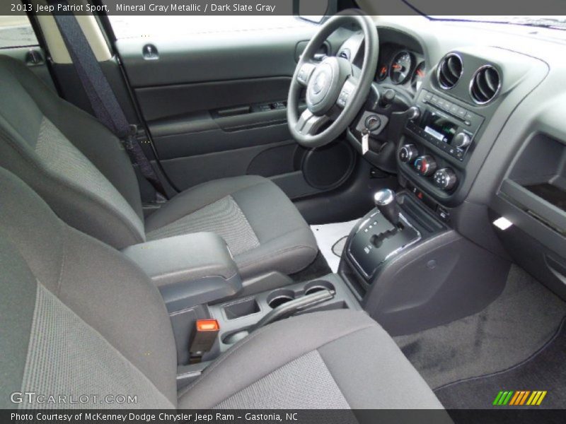 Mineral Gray Metallic / Dark Slate Gray 2013 Jeep Patriot Sport