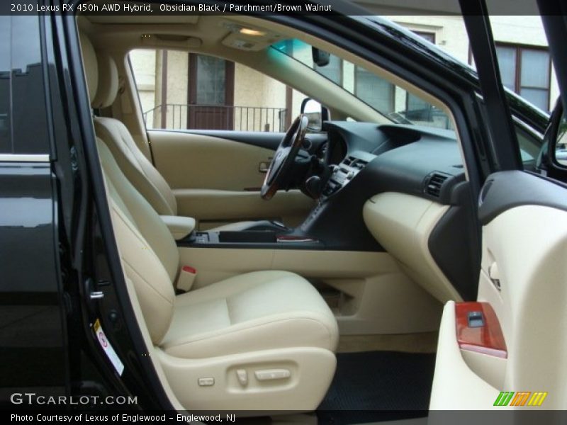 Obsidian Black / Parchment/Brown Walnut 2010 Lexus RX 450h AWD Hybrid