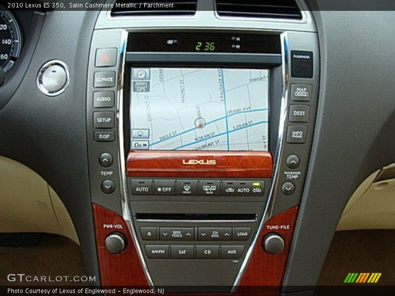 Satin Cashmere Metallic / Parchment 2010 Lexus ES 350