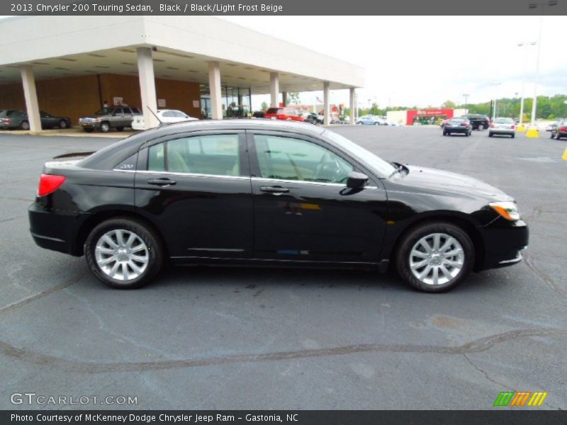 Black / Black/Light Frost Beige 2013 Chrysler 200 Touring Sedan