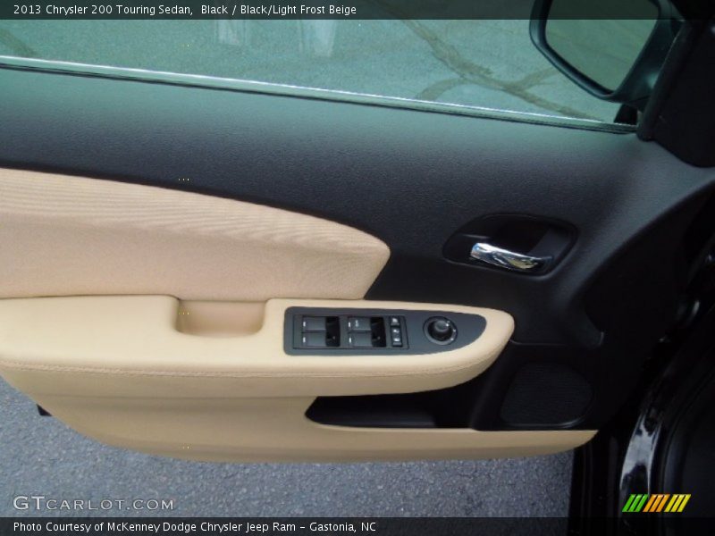 Black / Black/Light Frost Beige 2013 Chrysler 200 Touring Sedan