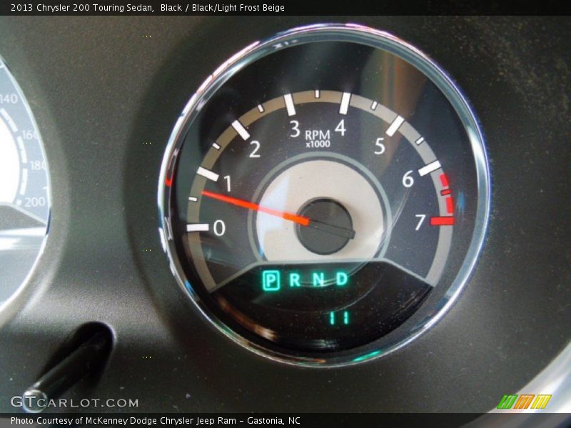 Black / Black/Light Frost Beige 2013 Chrysler 200 Touring Sedan