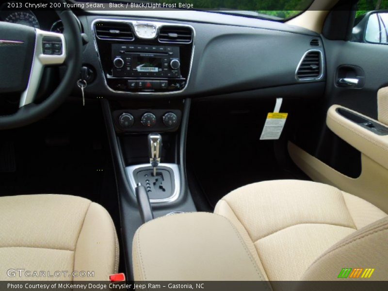 Black / Black/Light Frost Beige 2013 Chrysler 200 Touring Sedan