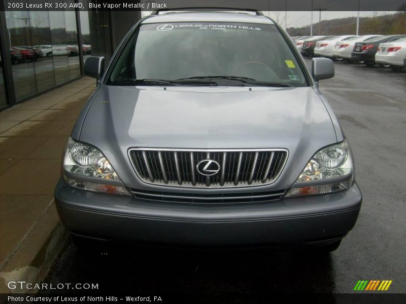 Blue Vapor Metallic / Black 2003 Lexus RX 300 AWD