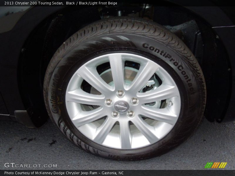 Black / Black/Light Frost Beige 2013 Chrysler 200 Touring Sedan