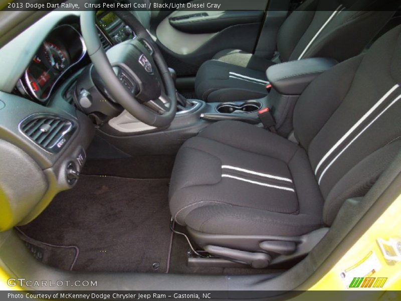 Front Seat of 2013 Dart Rallye