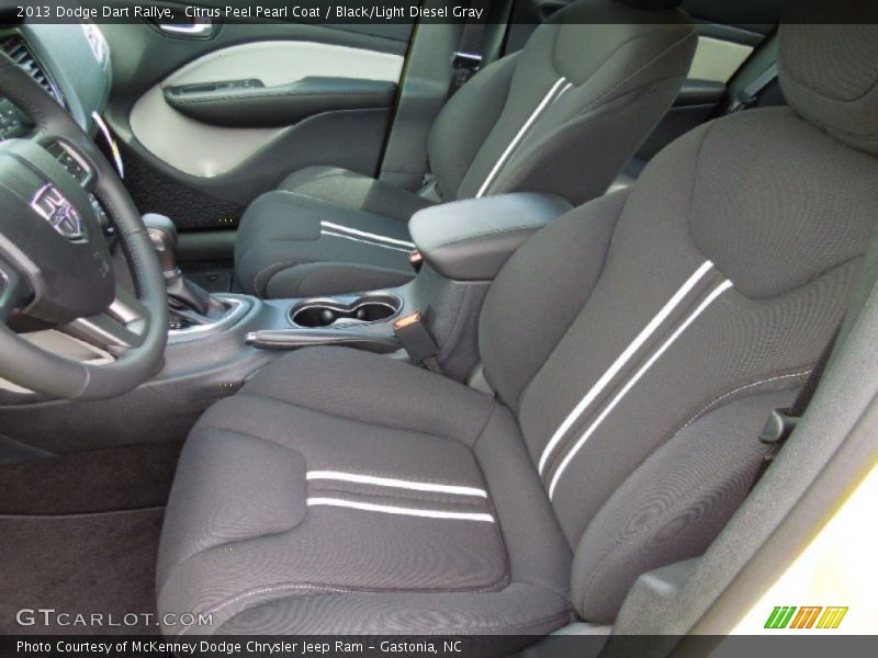 Front Seat of 2013 Dart Rallye