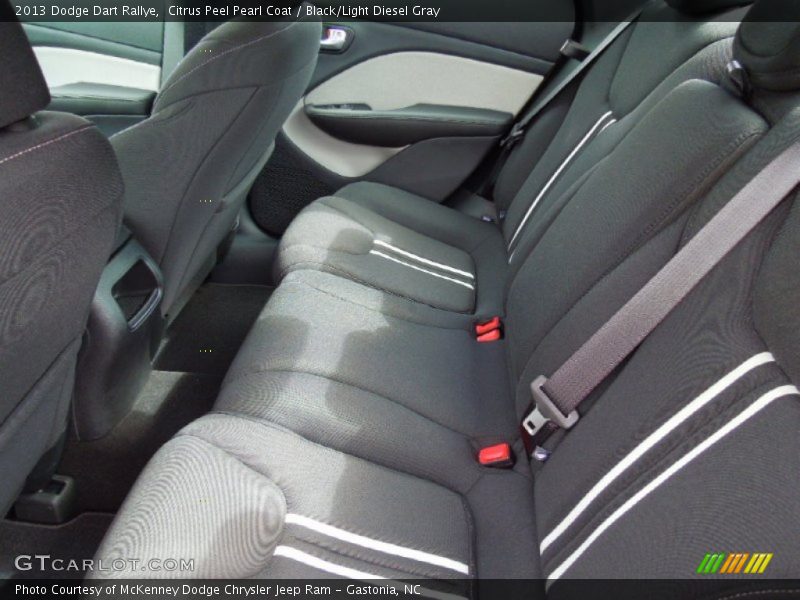 Rear Seat of 2013 Dart Rallye