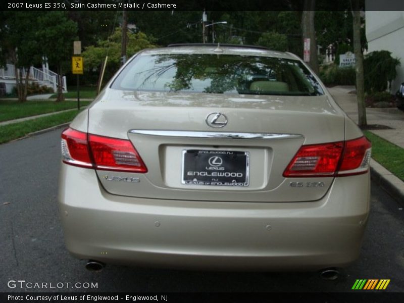 Satin Cashmere Metallic / Cashmere 2007 Lexus ES 350